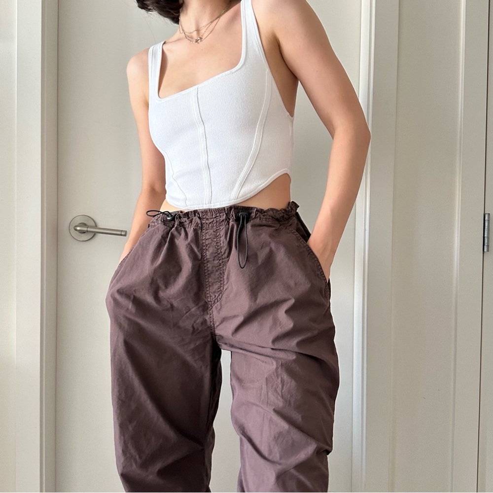 GARAGE BROWN CARGO PANTS